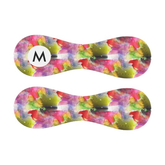 Design-Textur rot, gelb, Aquarell Baseball (Paneele)