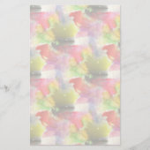 Design-Textur rot, gelb, Aquarell Briefpapier (Vorderseite)