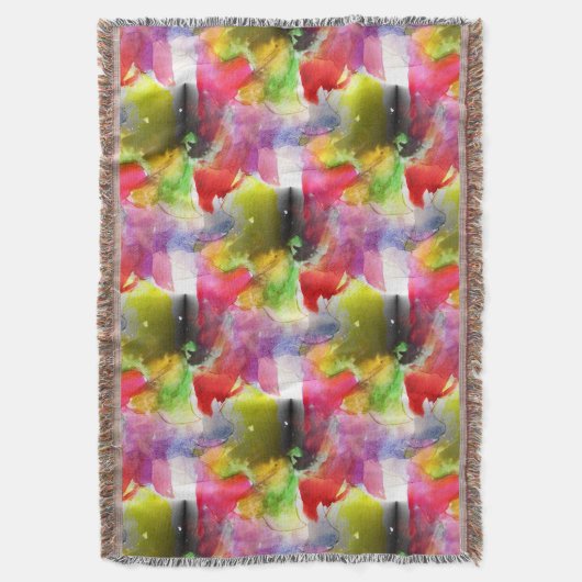 Design-Textur rot, gelbe Wasserfarbe Decke (Vorderseite Vertikal)