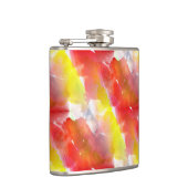 Design Textur Wasserfarbe Hintergrund Flachmann (Rechts)
