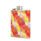 Design Textur Wasserfarbe Hintergrund Flachmann (Links)