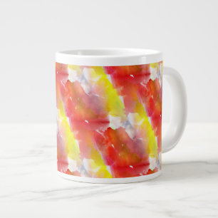 Design Textur Wasserfarbe Hintergrund Jumbo-Tasse