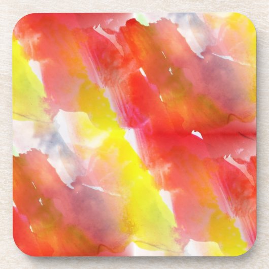 Design Textur Wasserfarbe Hintergrund Untersetzer (Vorderseite)