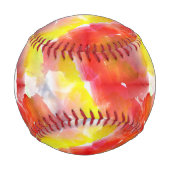 Design Textur Wasserfarben Hintergrund Baseball (Vorderseite)