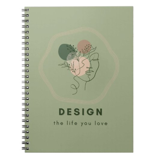 Design The Life You Liebe - Note Book for Big Idea Notizblock (Vorderseite)