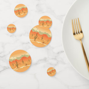 Design-Tischkonfetti für die Wüstenlandschaft Konfetti
