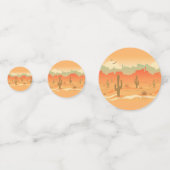 Design-Tischkonfetti für die Wüstenlandschaft Konfetti (Rückseiten)