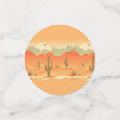 Design-Tischkonfetti für die Wüstenlandschaft Konfetti (Klein Vorderseite)