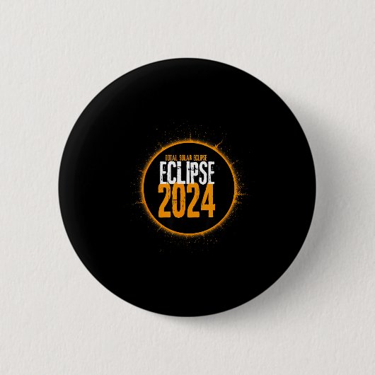 Design Totale Sonnenfinsternis April Astronomie Button (Vorderseite)