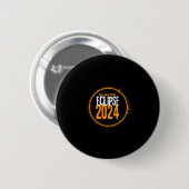 Design Totale Sonnenfinsternis April Astronomie Button (Vorne & Hinten)