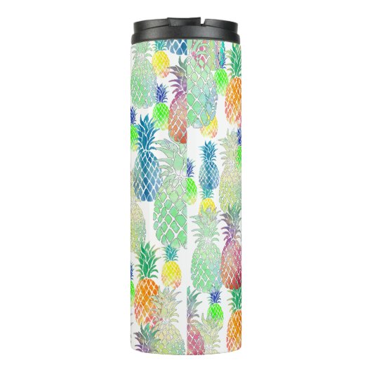 Design tropischer Ananas Thermosbecher (Rückseite)