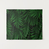 Design tropischer Palm-Blätter Wandteppich (Vorderseite (Horizontal))