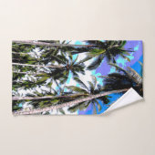 Design tropischer Palmen. Badhandtuch Set (Handtuch)