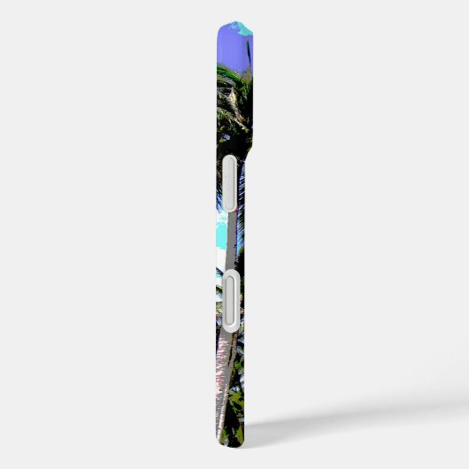 Design tropischer Palmen Case-Mate iPhone Hülle (Rückseite / Rechts)