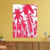 Design tropischer Palmen Leinwanddruck (Insitu (Wohnzimmer))