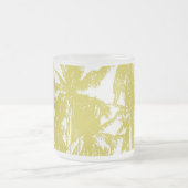 Design tropischer Palmen Mattglastasse (Mittel)