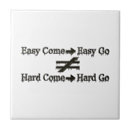 Design über einfache Arbeit und harte Arbeitsbezie Fliese