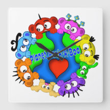 Design-Uhr für Flüchtige Blick-A-Boo-Logos