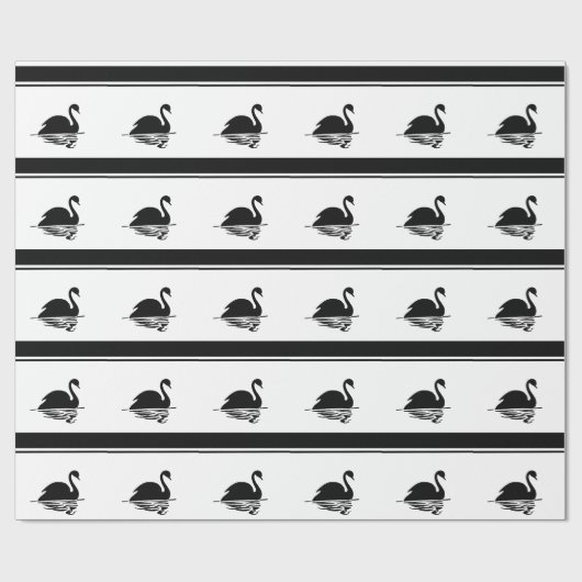 Design-Umschlagpapier für Schwarzweiß Geschenkpapier (Flach)