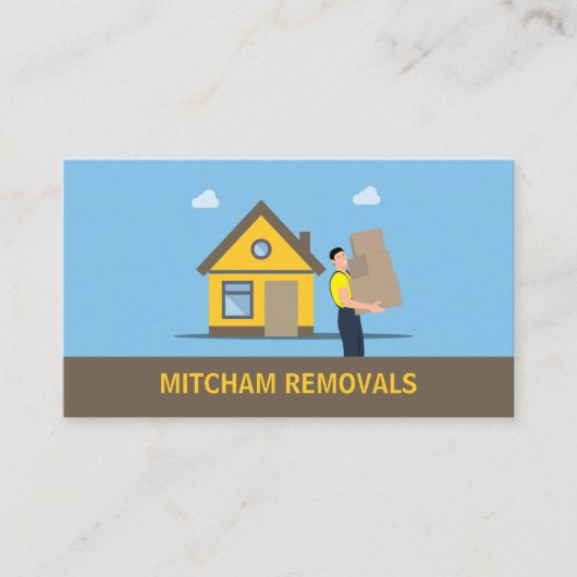 Design, Umzugsfirma Visitenkarte (Vorderseite)