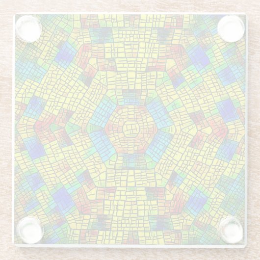 Design-Untersetzer Glasuntersetzer (Rückseite)