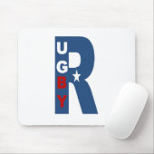 DESIGN-USA-RUGBY-Mausteppich Mousepad (Mit Mouse)