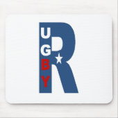 DESIGN-USA-RUGBY-Mausteppich Mousepad (Vorne)