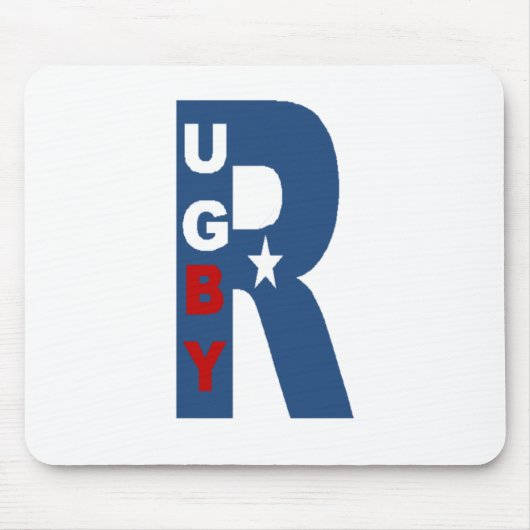 DESIGN-USA-RUGBY-Mausteppich Mousepad (Vorne)