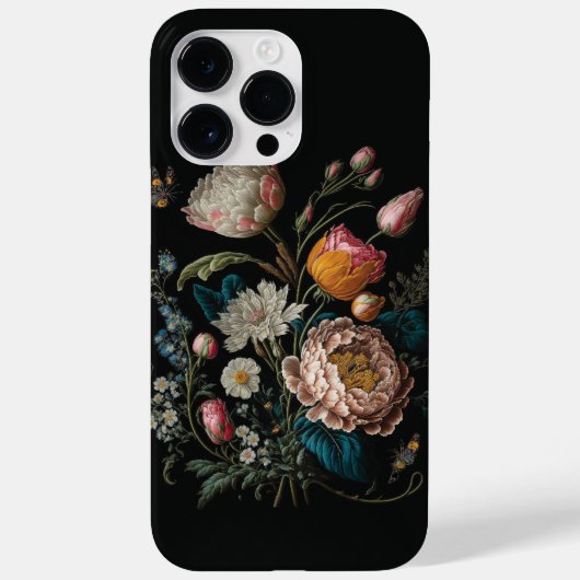 Design viktorianischer Blume - Ein zeitloser Klass Case-Mate iPhone Hülle (Rückseite)