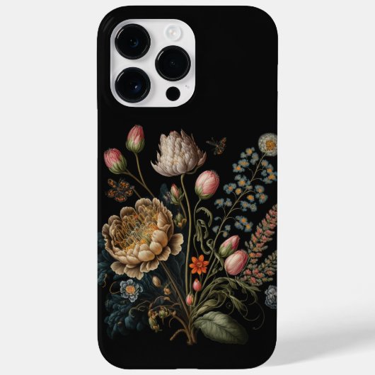 Design viktorianischer Blume - Ein zeitloser Klass Case-Mate iPhone Hülle (Rückseite)