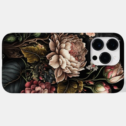 Design viktorianischer Blume - Ein zeitloser Klass Case-Mate iPhone Hülle (Rückseite (Horizontal))
