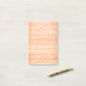 Design Vintager Papierstreifen - Nachhinweiskarte Post-it Klebezettel (Auf Schreibtisch)