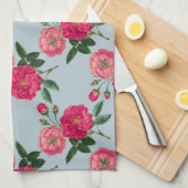 Design Vintager Rose Geschirrtuch (Viertel Falte)