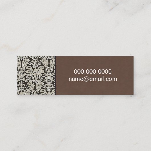 Design ~ Visitenkarte (Rückseite)