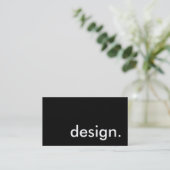 design. visitenkarte (Stehend Vorderseite)