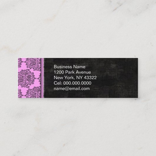 Design ~ Visitenkarte (Rückseite)