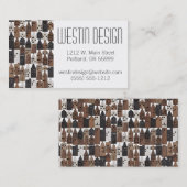 Design-Visitenkarte für Holzdörfer Visitenkarte (Vorne/Hinten)