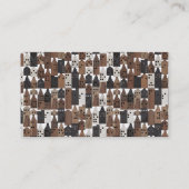 Design-Visitenkarte für Holzdörfer Visitenkarte (Rückseite)