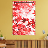 Design von Ahornbaumen-Blätter Leinwanddruck (Insitu (Wohnzimmer))