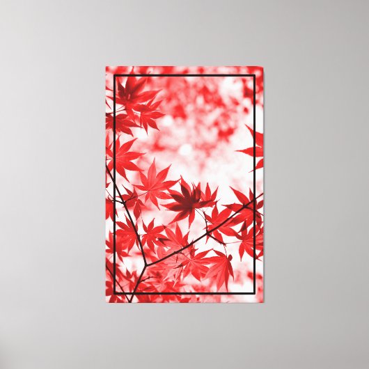 Design von Ahornbaumen-Blätter Leinwanddruck (Vorderseite)