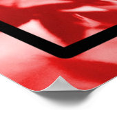 Design von Ahornbaumen-Blätter Poster (Ecke)