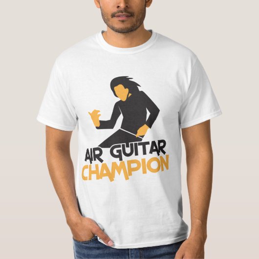 Design von Air Guitar Champion T-Shirt (Vorderseite)