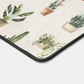 Design von Aquarellfarben-gepunkteten Pflanze Schreibtischunterlage (Ecke)