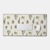 Design von Aquarellfarben-gepunkteten Pflanze Schreibtischunterlage (Tastatur & Maus)