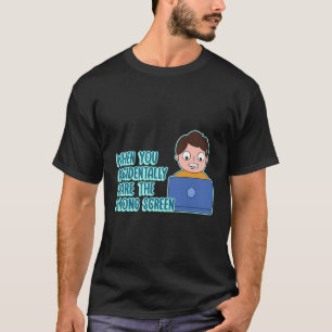 Design von Arbeitsbildschirmen für das gemeinsame  T-Shirt