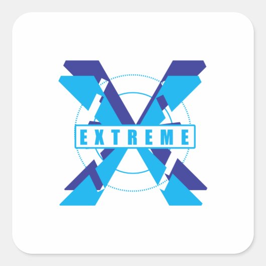 Design von Aufklebern und Labels Quadratischer Aufkleber (Vorderseite)