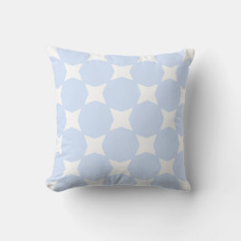 Design von Baby Blue Pastel & White Star Kissen