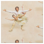 Design von Ballet Theme Pfirsichtänzern Stoff (Nahaufnahme)