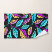 Design von Blätter aus festem Glas Badhandtuch Set (Handtuch)