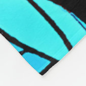 Design von Blätter aus festem Glas Fleecedecke (Ecke)